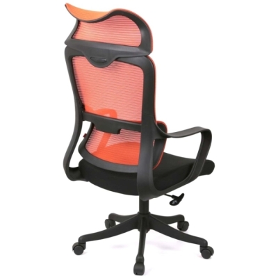 Кресло АКЛАС Дориан BL TILT (K-09 Orange/OS Black)