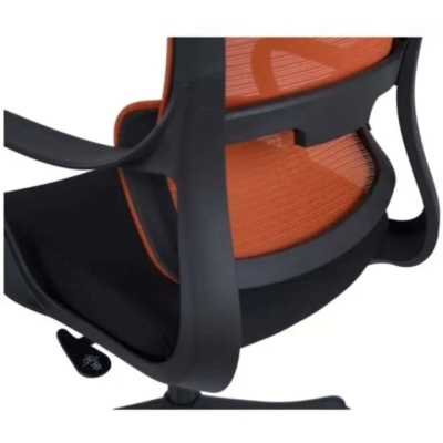 Кресло АКЛАС Дориан BL TILT (K-09 Orange/OS Black)