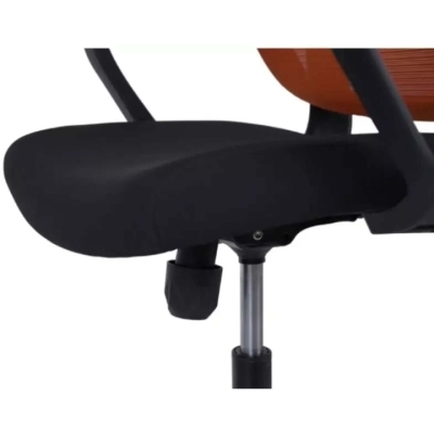 Кресло АКЛАС Дориан BL TILT (K-09 Orange/OS Black)