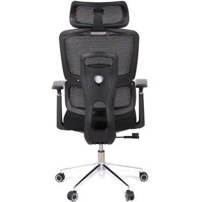 Крісло АКЛАС Арктик BL R-SR Чорний (LVB-308 Black OS-3000 Black)