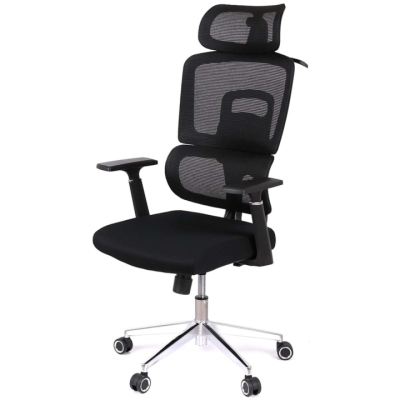 Крісло АКЛАС Арктик BL R-SR Чорний (LVB-308 Black OS-3000 Black)