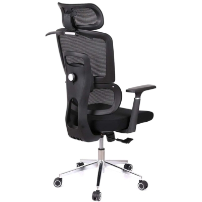 Крісло АКЛАС Арктик BL R-SR Чорний (LVB-308 Black OS-3000 Black)