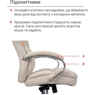 Кресло АКЛАС Селин ANF (1705B-2 Beige)