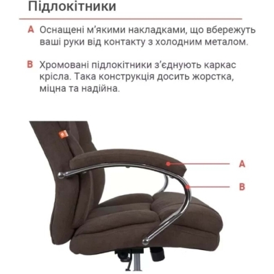 Кресло АКЛАС Селин ANF (Brown 1705B-23)