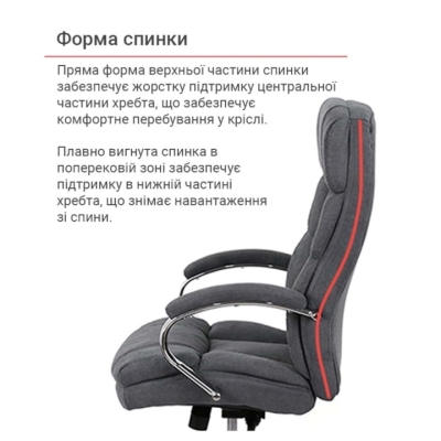 Кресло АКЛАС Селин ANF серое