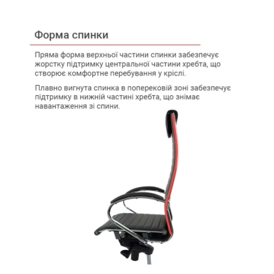 Кресло АКЛАС Сакура MB (PU Black)