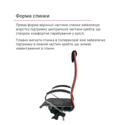 Кресло АКЛАС Сакура Net MB (Черный)