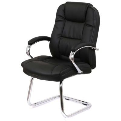 Кресло конференционное АКЛАС Лемош CF Черный (PU Black)