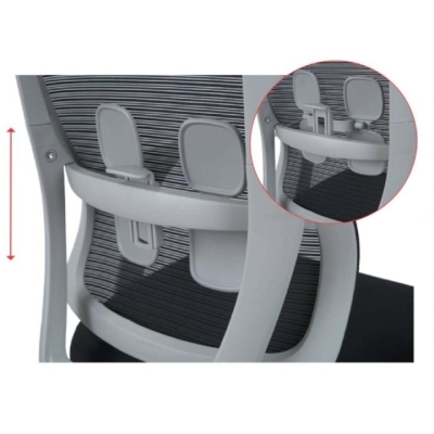 Кресло АКЛАС Одри HR ANF (Черный/Серый)