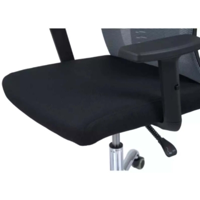 Кресло АКЛАС Елиот MS918 ANF (Черный/Серый)