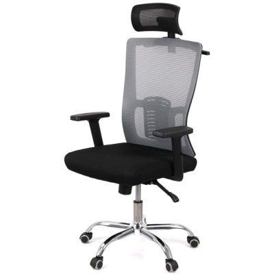 Кресло АКЛАС Елиот MS918 ANF (Черный/Серый)