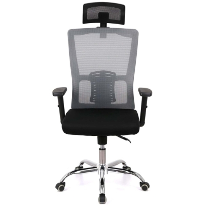 Кресло АКЛАС Елиот MS918 ANF (Черный/Серый)