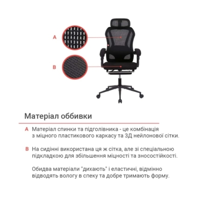 Кресло АКЛАС Наоми RL(L) (Черный)