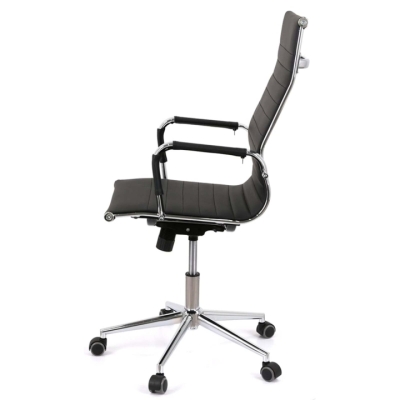 Крісло АКЛАС Кап PB Tilt (XY-8101) Чорний (PU Black)