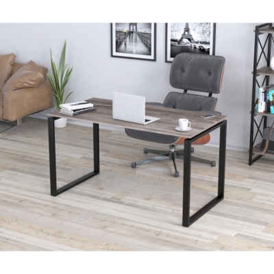 Письменный стол Loft design Q-135 Black Дуб Палена