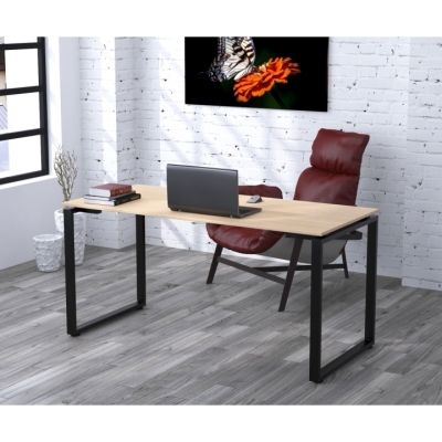 Письменный стол Loft design Q-160-16 Black Дуб Борас