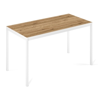 Купить Письменный стол Art in Head Brevity Loft standart 1400х750х670 Дуб Эвок/Белый металл (TB04100000010). Фото