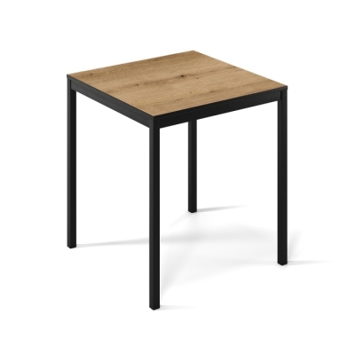 Обеденный стол Art in Head Brevity Loft mini 670х750х670 Дуб Эвок/Черный металл (TB03100000030)