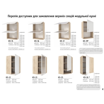 Кухня з плівковими МДФ фасадами