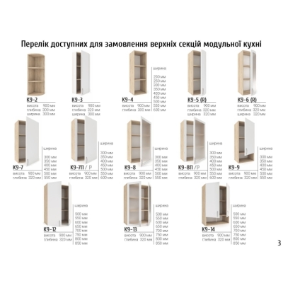 Кухня з плівковими МДФ фасадами