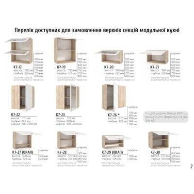 Кухня з плівковими МДФ фасадами