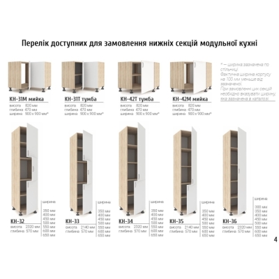 Кухня з плівковими МДФ фасадами