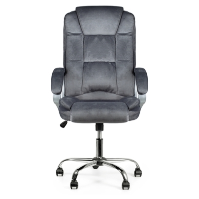 Крісло Barsky Soft Microfiber Grey Soft-03