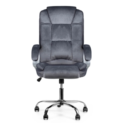 Кресло Barsky Soft Microfiber Grey Soft-03