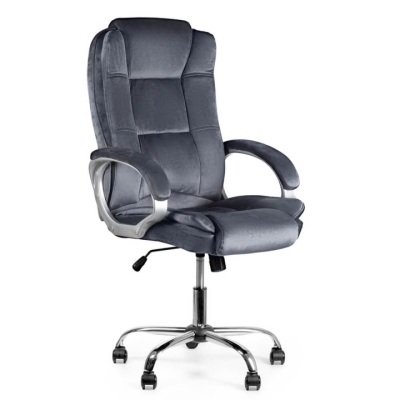 Кресло Barsky Soft Microfiber Grey Soft-03