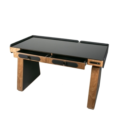 Регулируемый стол кабинет Barsky Lux 2 motors 1400*700 wood LT-01