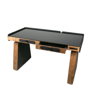 Регулируемый стол кабинет Barsky Lux 2 motors 1400*700 wood LT-01