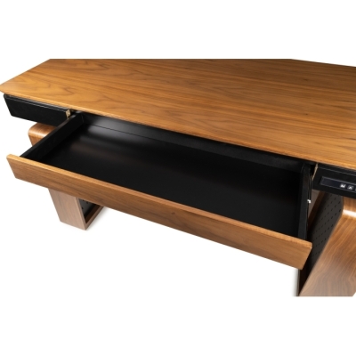 Регулируемый стол кабинет Barsky Lux 2 motors 1400*700 wood LT-01