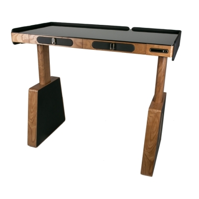 Регулируемый стол кабинет Barsky Lux 2 motors 1400*700 wood LT-01