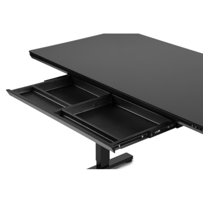 Регулируемый стол Barsky StandUp black glass 1200*600 BST-11new