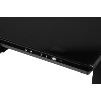 Регулируемый стол Barsky StandUp black glass 1200*600 BST-11new