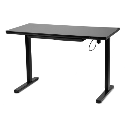Регулируемый стол Barsky StandUp black glass 1200*600 BST-11new
