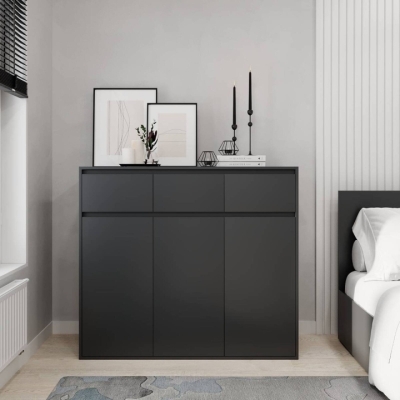 Комод Art in Head 3x3 Light 1038x1200x420 Графит (LT02070000000)