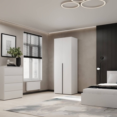 Шкаф распашной 1 Art In Head Light 800x2200x500 Белый бриллиант (LT11010000000)