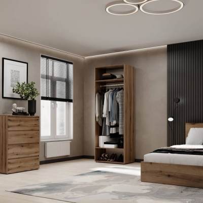 Шкаф распашной 1 Art In Head Light 800x2200x500 Дуб Эвок (LT11100000000)