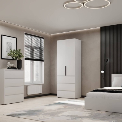 Шкаф распашной 2 Art In Head Light 800x2200x500 Белый бриллиант (LT12010000000)