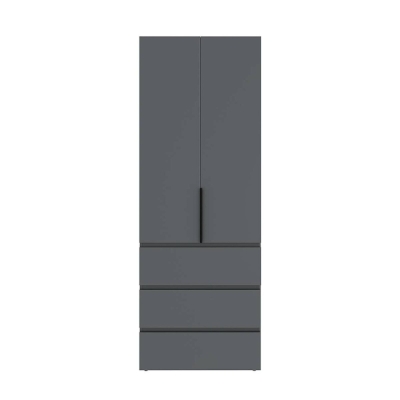 Шафа розпашна 2 Art In Head Light 800x2200x500 Графіт сірий (LT12070000000)