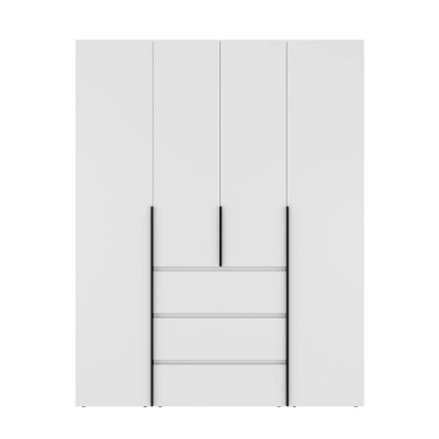 Шкаф распашной комбинированный №1 ART IN HEAD Light 1600x500x2200 Белый бриллиант (LTK011000000)