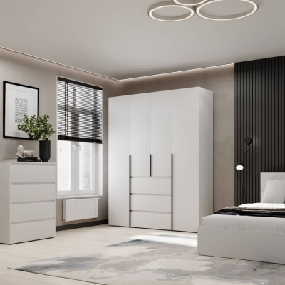 Шкаф распашной комбинированный №1 ART IN HEAD Light 1600x500x2200 Белый бриллиант (LTK011000000)