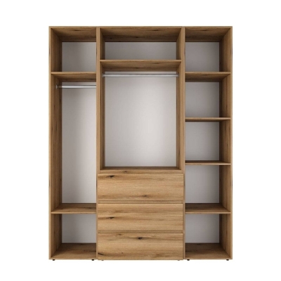 Шкаф распашной комбинированный №1 ART IN HEAD Light 1600x500x2200 Дуб Эвок (LTK0110000000)