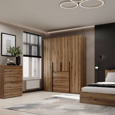 Шкаф распашной комбинированный №1 ART IN HEAD Light 1600x500x2200 Дуб Эвок (LTK0110000000)