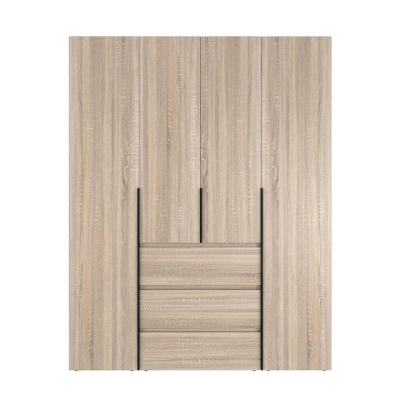 Шкаф распашной комбинированный №1 ART IN HEAD Light 1600x500x2200 Дуб Сонома (LTK0113000000)