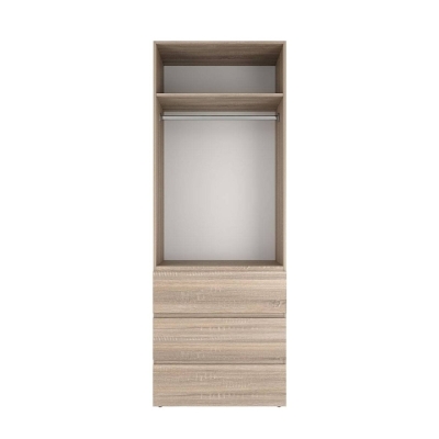 Шкаф распашной комбинированный №1 ART IN HEAD Light 1600x500x2200 Дуб Сонома (LTK0113000000)