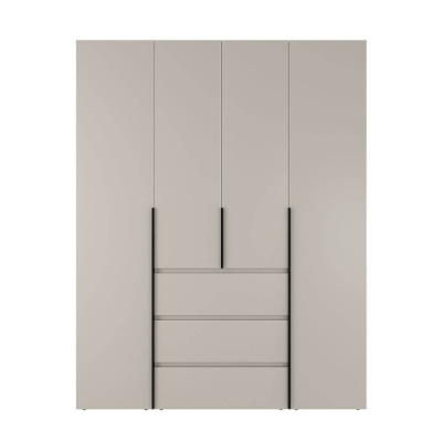 Шафа розпашна комбінована №1 ART IN HEAD Light 1600x500x2200 Кашемір (LTK0114000000)