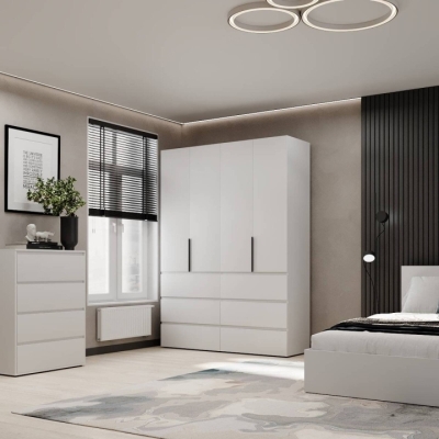 Шкаф распашной комбинированный №10 ART IN HEAD Light 1600x500x2200 Белый бриллиант (LTK0101000000)