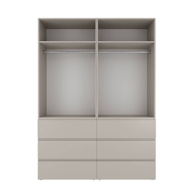 Шкаф распашной комбинированный №10 ART IN HEAD Light 1600x500x2200 Кашемир (LTK01014000000)